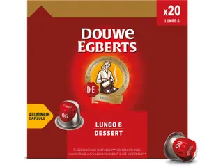 Koffiecups Douwe Egberts Lungo dessert 20 stuks - 1