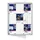 Vitrine Binnen 9xa4 Schrijfbord Hxbxd 730x980x35mm