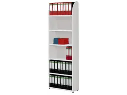 Basisveld Hxbxd 2250X820X325Mm 6Legborden 1Zijpaneel M. Achterwand Wit