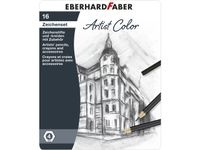 tekenset Eberhard Faber Artist Color bliketui 16 stuks
