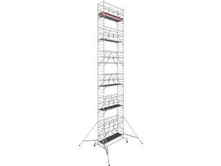 rolsteiger,werk H 13,4m,steiger H 12,5m,platform BxD 2500x750mm - 4