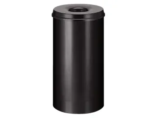 Papierbak met Vlamdover 50 liter 335mm x 63cm Zwart - 4