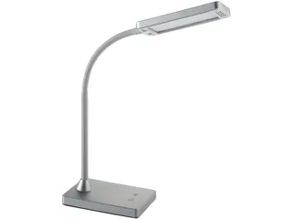 Bureaulamp Alco zilver LED 230v 6W dimbaar 43cm - 2