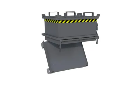 mini-bodemklepcontainer,HxLxB 625x600x800mm,0,13m³,inrijbeugel,staal