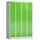 Lockerkast 1800x1185x500mm 4x3 vakken cilinderslot, sokkel, RAL6018