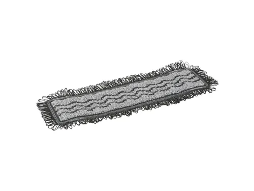 Microfibre Damp42 microvezel vlakmop donkergrijs pocket 400mm