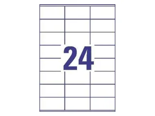 Etiket Avery DP246-100 70x36mm wit 2400stuks - 3