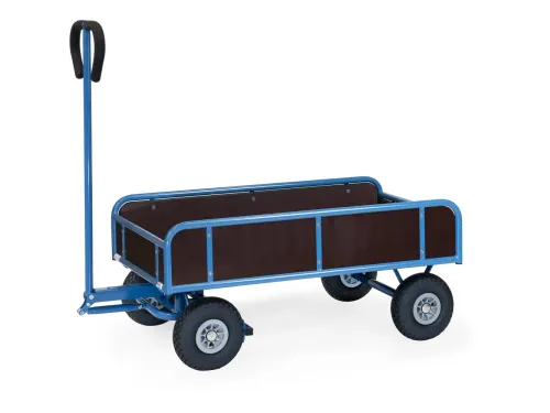 Handtrekwagen 4124L met 4 wanden 1145x645mm Luchtbanden