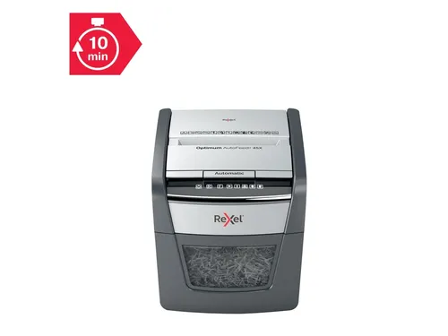 Papiervernietiger Rexel Optimum Auto+ 45X snippers 4x28mm