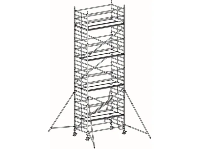 rolsteiger,reik H 9,4m,steiger H 8,64m,4platform(s),m. luik