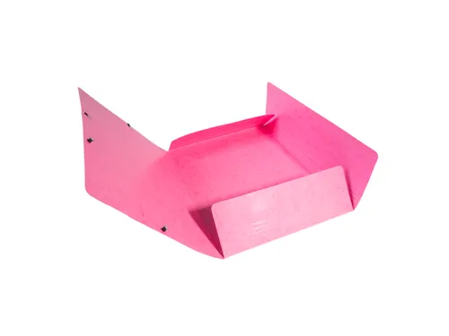 Exacompta Iderama Elastomap A4 3 Kleppen Rugetiket Roze karton