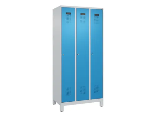 locker,HxBxD 1950x900x500mm,3vak,vak B 300mm,cil.-slot,voeten