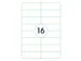 Etiket Rillprint 105x37mm mat transparant 400 etiketten