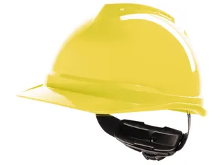 MSA V-Gard 500 ongeventileerde veiligheidshelm met Fas-Trac III binnen - 1