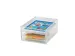 OUTLET Acryl Ladenblok A4 3 Laden Transparant