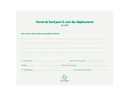 Carnet Suivi des déplacements