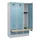 locker met bank,HxBxD 1950x1200x815mm,3vak,vak B 400mm,cilinderslot