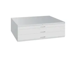 Tekeningenkast 420x1350x960mm 1+2 Laden Din A0 Ral 7035