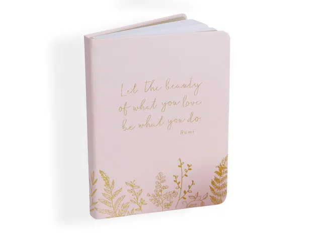 Notitieboek Èccolo Essential Blush Rumi lijn ca.13x18cm 80gr. 256pag.