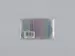 Visitekaarthoes Transparant 65X105Mm Met Zwarte Klittenbandsluiting