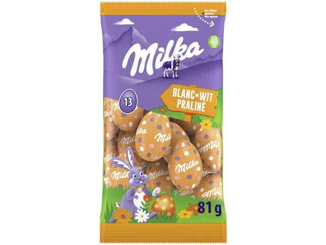 oeufs de Pâques, 81 g, blanc praline
