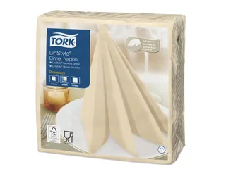 Tork 478713 Premium Linstyle Dinnerservet Creme 600 Stuks - 1