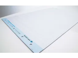 Flip-Overpapier Blanco/geruit 65x100cm
