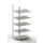 Schroefstelling Aanbouwveld Ral7035 1850x752x604mm 5legborden 80kg