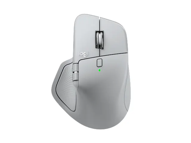 Logitech MX Master 4 draadloze muis 8 knoppen rechts Bluetooth grijs
