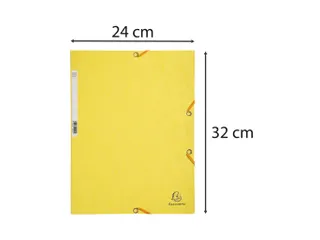 Elastomap glanskarto n 400 3 klep geel - 7