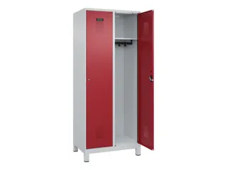 locker,HxBxD 1950x800x500mm,2vak,vak B 400mm,cil.-slot,voeten - 2