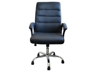Bureaustoel Premium PU Kunstleer Zwart - 2
