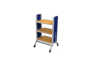 Mobiele Bijzettafel 900x610x1510mm 3verstelbare Uitschuifbare Legborde - 3