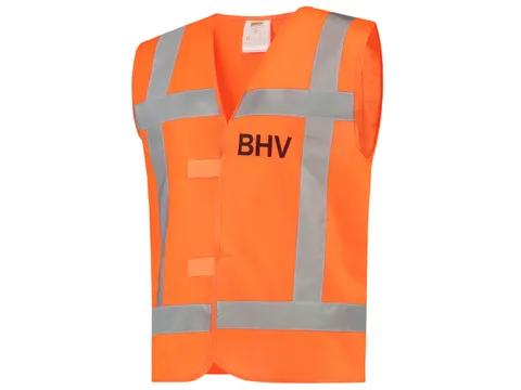 Tricorp V-RWS fluohesje voor BHV, fluo oranje, maat XL/2XL, per stuk