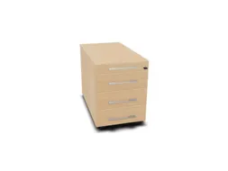 mobiel ladeblok,HxBxD 525x430x800mm,3lade(n),m. handgreep,NE-esdoorn