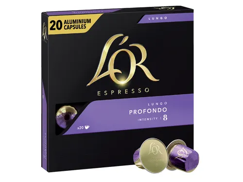 Koffiecups L'Or espresso Lungo Profondo 20 stuks