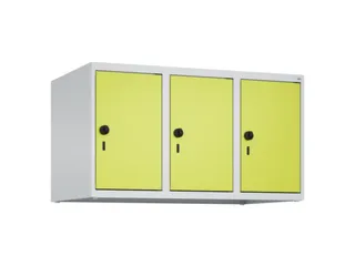 opzetkast,v. locker,3vak.,vak B 300mm,HxBxD 500x900x500mm,vleugeldeur - 1