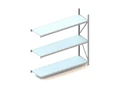 Breedvakstelling Aanbouwveld Hxbxd 2200x2251x650mm 3 Stalen Legborden