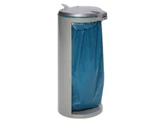 Afvalverzamelaar Grijs 120 Liter 900x450mm Klemring Achterzijde