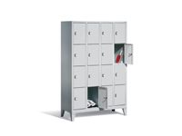 Vakkenkast 1850x1190x500mm 16 Vakken Klinksluiting Poten Ral7035