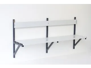 wandbank HxLxD 710x2000x360mm aluminium lijsten frame staal RAL7016 - 1