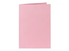 Correspondentiekaart Papicolor dubbel 105x148mm babyroze pak à 6 st