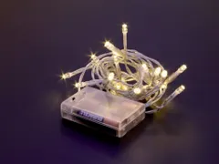 Mini Tafellamp LED - 2m - 20 Warm Witte Lampen - Transparant Draad -