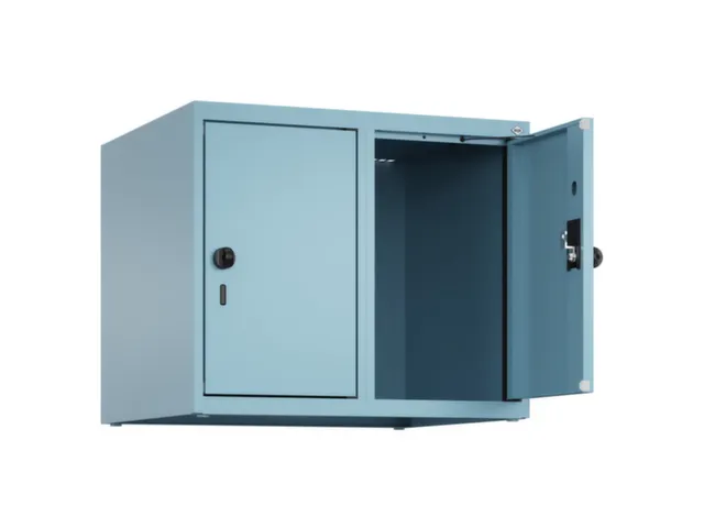 opzetkast,v. locker,2vak.,vak B 300mm,HxBxD 500x600x500mm,draaigrendel