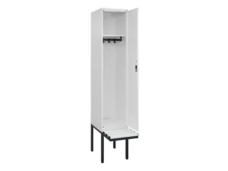 locker met bank,HxBxD 2120x400x815mm,1vak,vak B 400mm,cil.-slot - 2