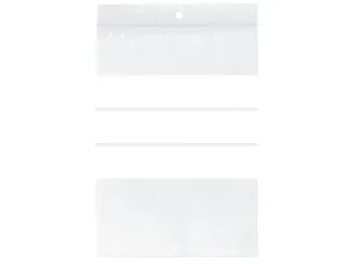 Gripzak Raadhuis 60x80mm met schrijfvlak, krimp a 100 stuks - 1