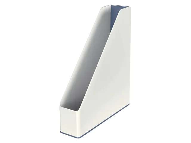 Tijdschriftcassette Leitz WOW wit/grijs