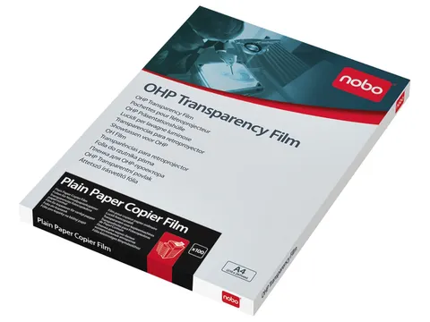 Overheadprojector transparanten Nobo voor kopieermachines 100 stuks