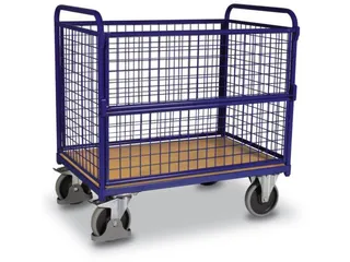 bakwagen met gaas,draagverm. 500kg,laadvl. LxB 1000x650mm - 2