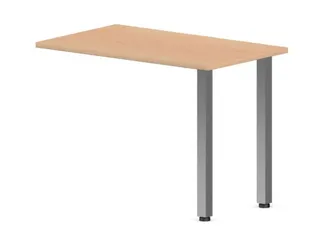 aanbouwtafel,i.h.v.,HxBxD 720-840x1000x600mm,NE-esdoorn - 1